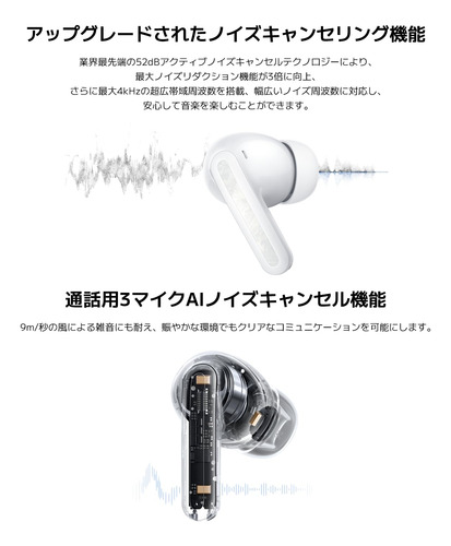 Wireless Earbuds Xiaomi Redmi Buds 5 Pro W/ 52db Anc White