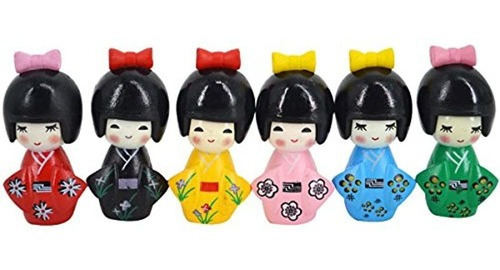 Kimono Niñas Muñecas Miniatura De Kit De Adorno Hadas Jardín