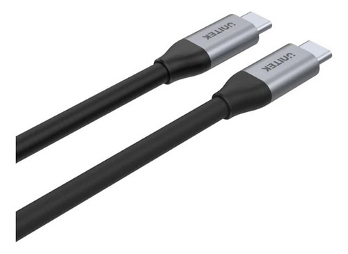Cable Usb-c 3.2 Unitek All In One 1m Carga Pd100w 10gbps 4k Color Gris