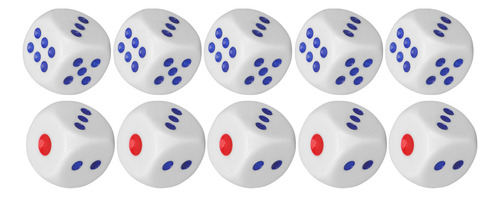 Juego De Dados, 10 Unidades, 6 Caras, Interesantes, Seguros,