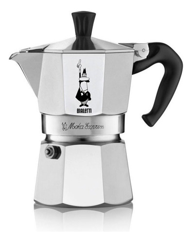 Cafetera Bialetti Italiana Moka Express Aluminio 12 Tazas