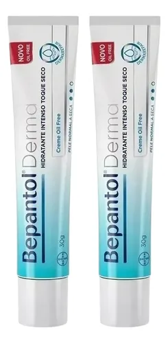 Bepantol Derma Toque Seco Creme Hidratante 30g Kit C/2 Un