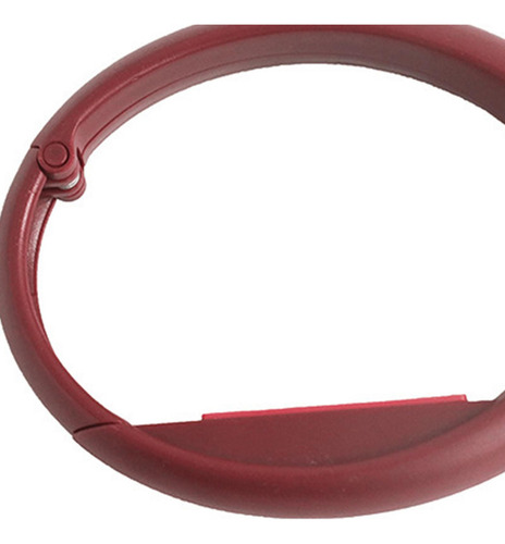 Percha For Bolso De Mesa Con 2 Ganchos, Color Rojo