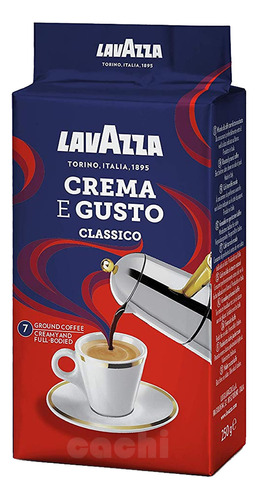 Cafe Lavazza Crema E Gusto 250gr De Maquina Molido