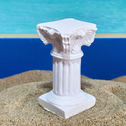 Modelo De Columna Romana En Miniatura De Resina Decoración 