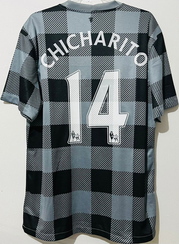 Jersey Manchester United 2014 Visita Gris Chicharito Hernand