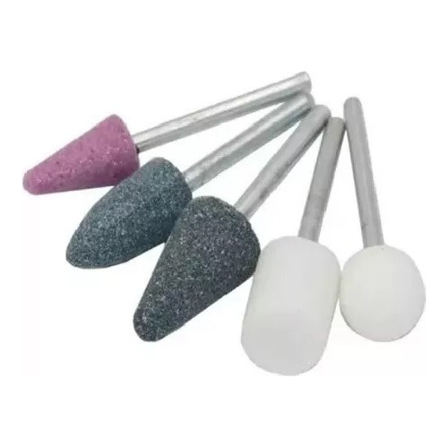  Set 5 Puntas Piedras Dremel Lijar, Pulir Ect