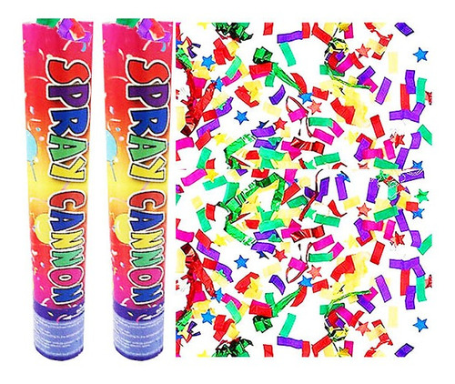 Cañon Lanza Papel De Colores Explosión Fiesta Celebración