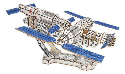 3d Puzzles Estacion Espacial China Rompecabezas (madera)