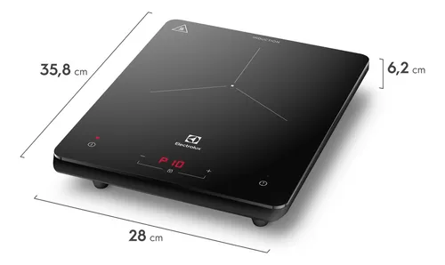 Cooktop De Indução Portátil Ie3tp Com Time Preto Electrolux