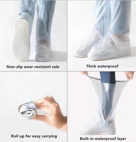 Funda Impermeable Para Moto Botas De Lluvia Hombre