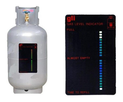 Indicador Con Rango De Temperatura, Mxgis-003, 3pzas, Gas Bu