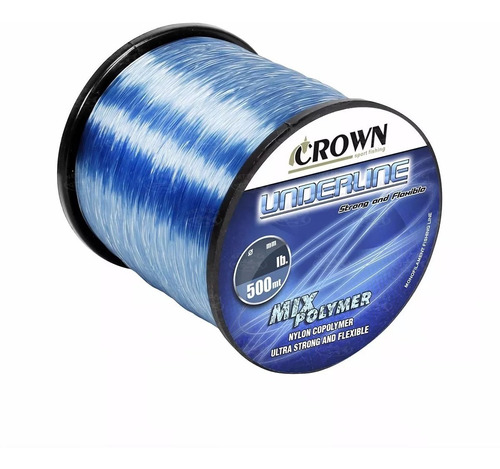 Linha De Pesca Crown Underline 0,28mm 15lb/7,5kg - 500m