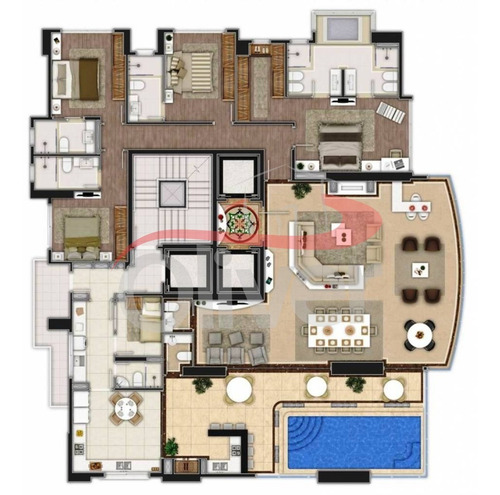 Imagem 2 de 30 de Millennium Palace, Apartamento 4 Dormitorios, 6 Vagas De Garagem, Centro, Balneário Camboriú, Santa Catarina - Ap00860 - 33566364