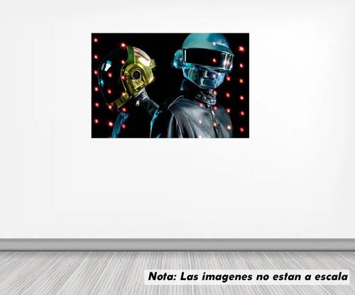 Vinil Sticker Pared 100cm Lado Daft Punk Modld0034