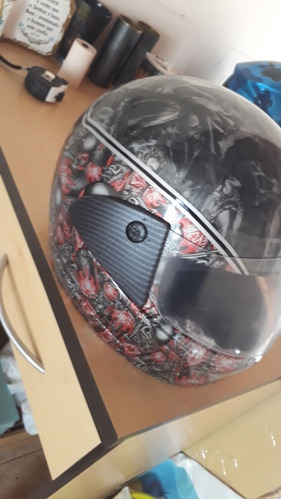 Capacete Recodificado Pintado Com 2 Modelos De Hidrográfica 