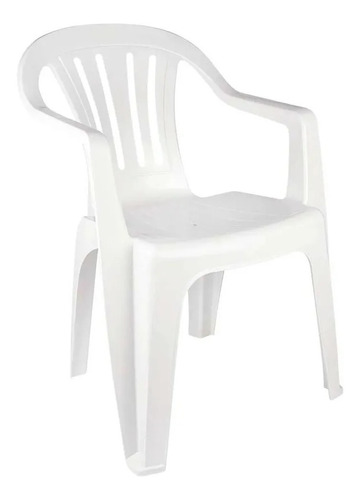 Silla Plastico Bela Vista Mor C/apoya Brazos 140 Kg LG