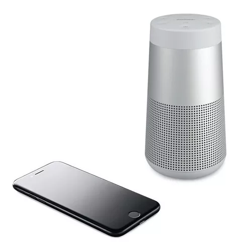 Bose Altavoz inteligente portátil: altavoz Bluetooth inalámbrico con  control de voz Alexa integrado, soporte de carga de altavoz portátil y  plateado