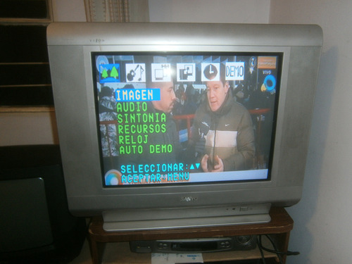 Tv 21 Sanyo Flat Plano Estereo Modelo C21lf41 (Usado)
