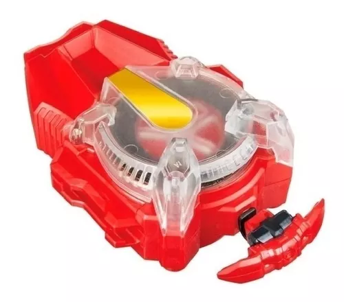 Beyblade Lançador De Corda Com Centelha + Apoio De Mão Grip