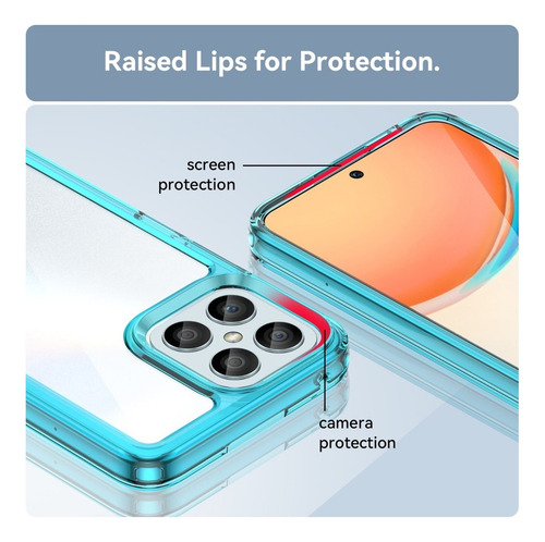 Jidihu Capa Para Honor X8 Transparente Anti-queda