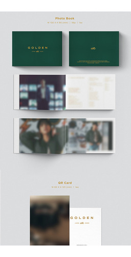 Versão Do Álbum Jungkook Golden Kpop (bts) Weverse Qr