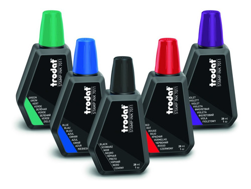 Imagen 2 de 2 de Tinta Para Sellos Trodat 7011 De 28 Ml (dos Pack)