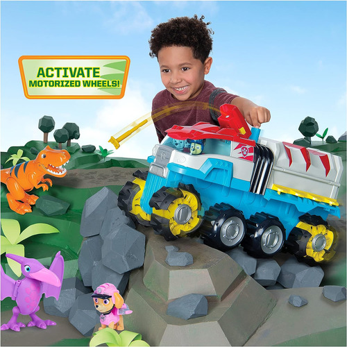 Paw Patrol, Patroller Motorized Vehicle Con 3 Figuras De Acc