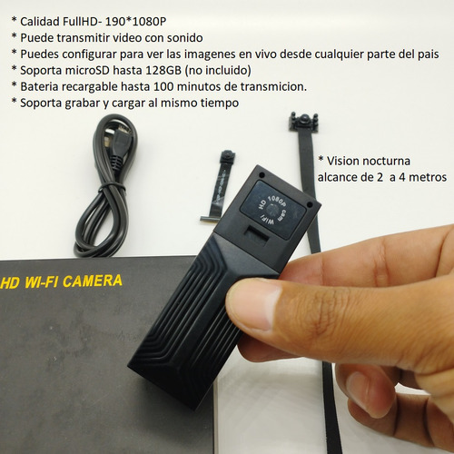 Camara Espia Wifi Modulo - Dos Lentes Nocturna Para Celular