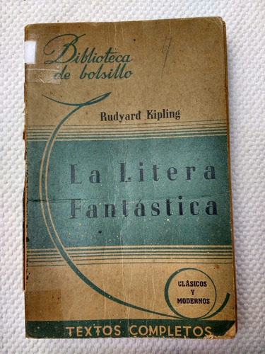 La Litera Fantástica Kipling Librería Hachette 1945 Bolsillo