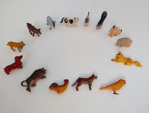 Muñecos Jack Sorpresa X Animales X 10 + Yapa Antiguos (Usado)