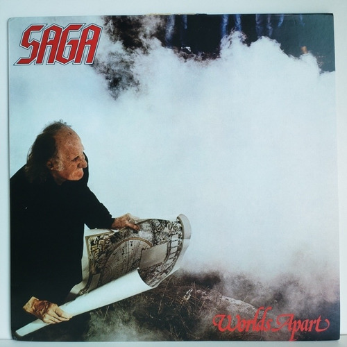 Lp Saga Worlds Apart  2015 Europa Music On Vinyl 180gr Raro