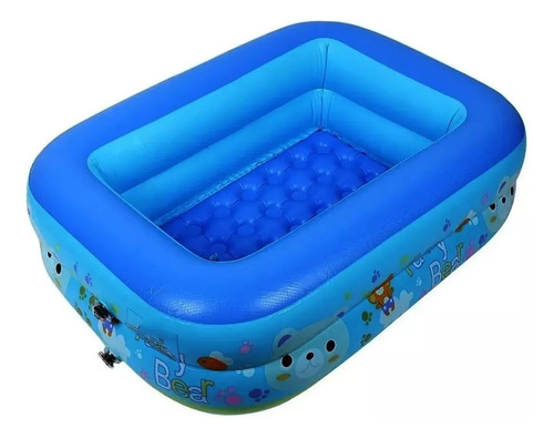 Piscina Inflable Niños Verano Agua Familia 120 Cm  2 Anillos