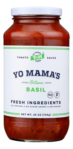 Salsa Para Pasta Keto Con Tomate Y Albahaca De Yo Mama's Foo