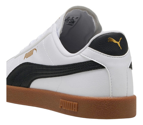 Tenis Puma Club Ii Sl Unisex Casuales Y Cómodos - 39744506 Blancos Retro Moda Urbana