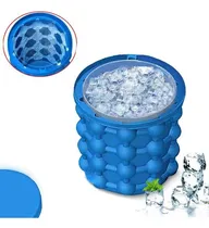 Comprar Hielera Flexible Portátil Conservar Cubos Ice Cube Color Azul