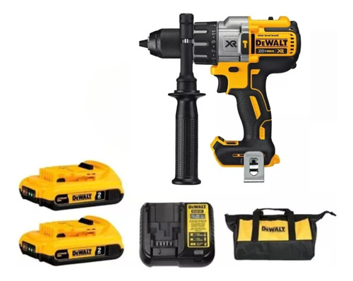 Furadeira Dewalt Dcd996 20v + 2 Bat 2ah Xr +carregador Malet