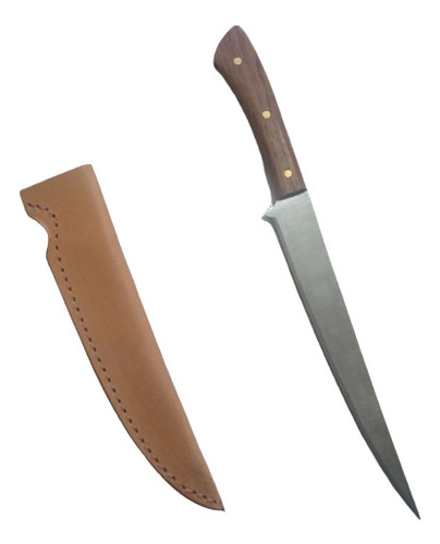 Cuchillo Filetero Artesanal 20cm De Hoja Vaina De Regalo