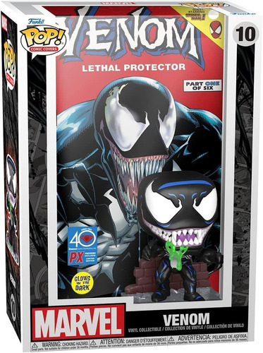 Funko Pop! Comic Cover, Marvel Venom Lethal Protector Px    