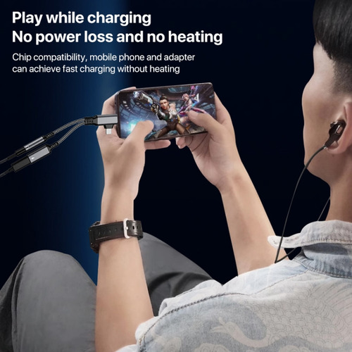 Adaptador Lightning Y Tipo C A Jack 3.5mm Audio iPhone 16