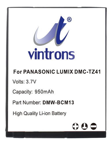 Panasonic Dmw-bcm13 - Batería De Repuesto Para Panasonic L.