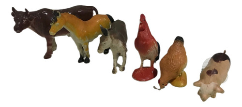 Animales De Granja De Goma Muñeco Juguetes