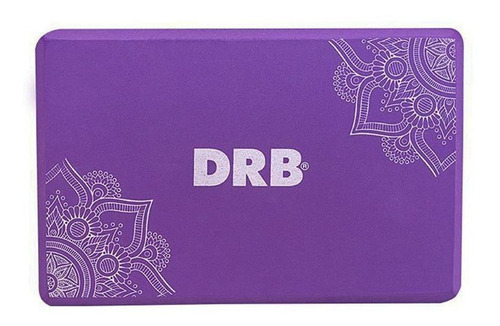 Drb Bloque Yoga Unisex - Impreso Violeta