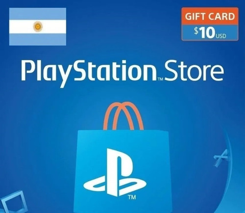 Imagen 1 de 1 de Psn Card 10 U$s Sony Playstation 4/5 Cuenta Arg Ent. Inmedia