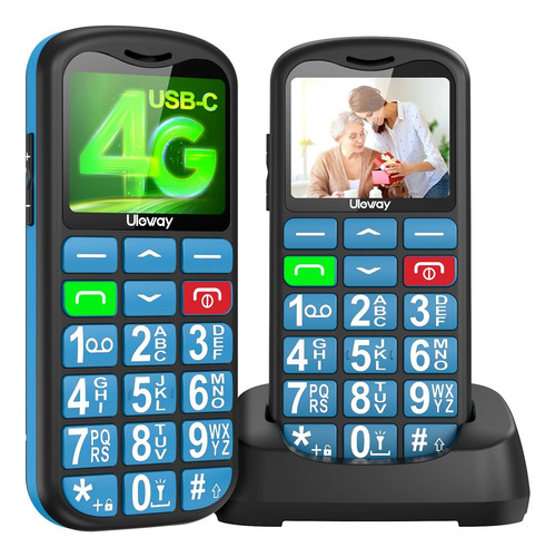 Celular Uleway Para Mayores De Facil Uso Y Botón De Emergencia (Nuevo con caja abierta)