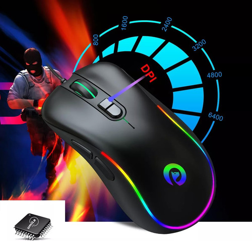 Mouse Generic Negro Con Cable Usb