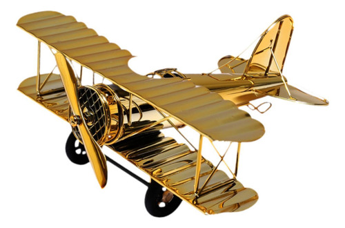 Avión De Metal Fundido A Presión, Modelo De Avión L Oro