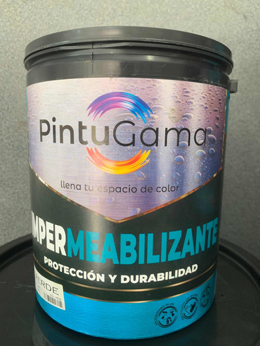 Pintura Impermeabilizante Verde Pintugama Galon