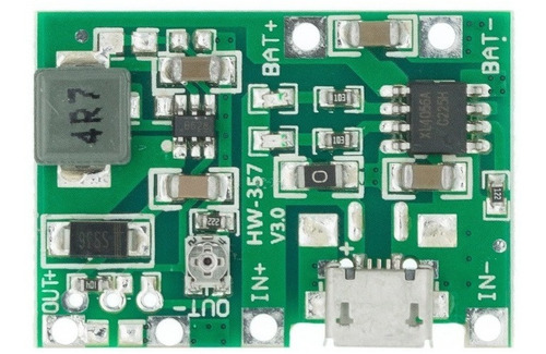 Modulo Elevador Carga Bateria Lition Arduino Video Utilidad 