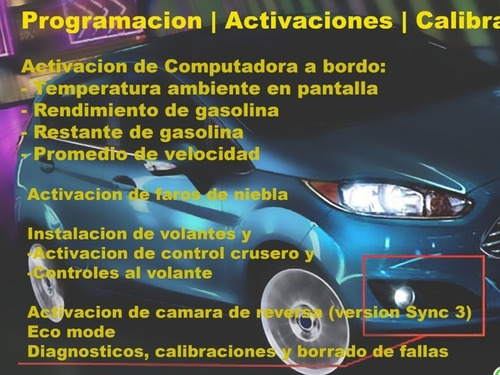 Ford Fiesta Activación De Funciones